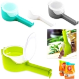 קליפס לסגירה חוזרת של שקיות עם פתח מזיגה